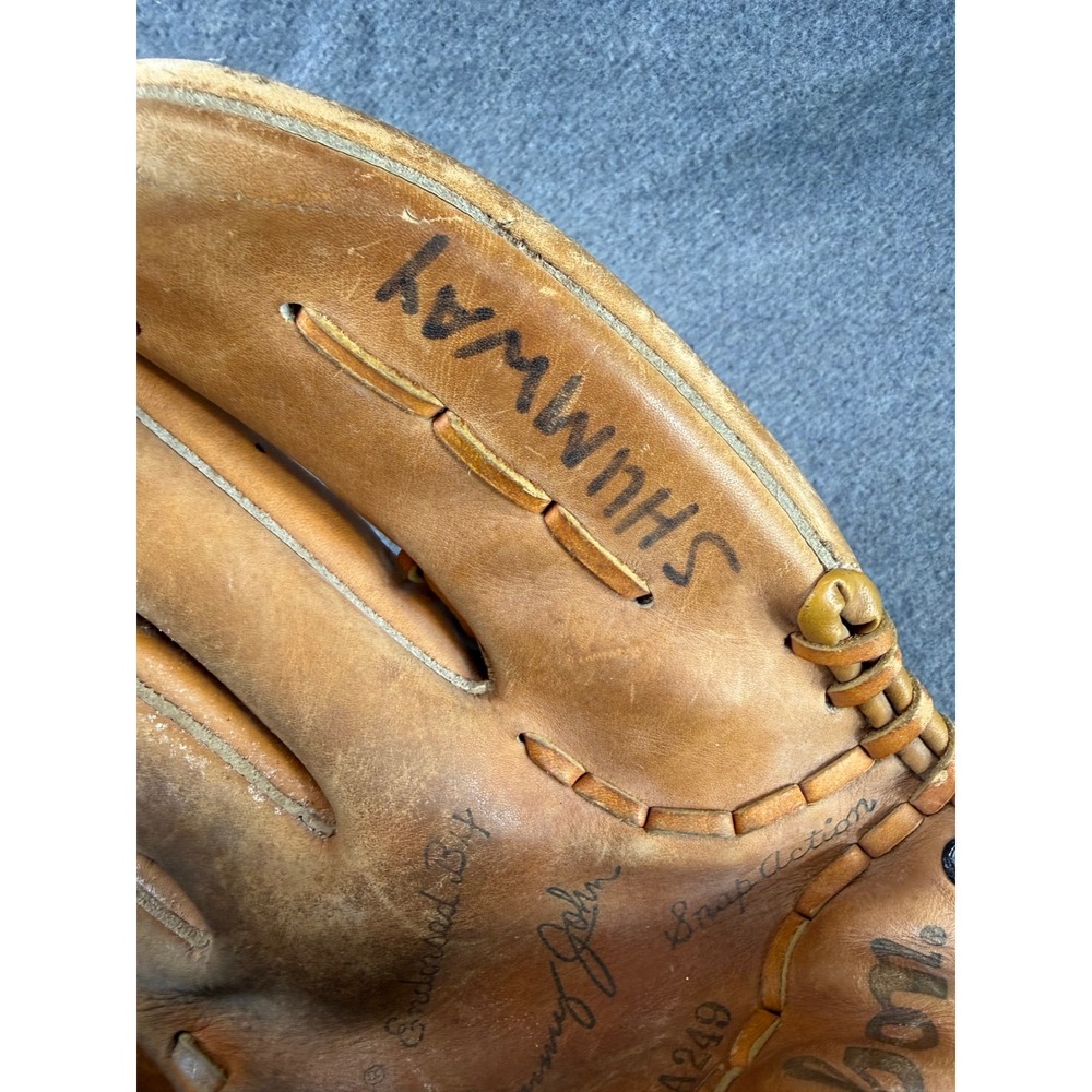Wilson Baseball Glove Mens Tan‎ A249 Tommy John Endorsed Tri-Trap Vintage - Picture 5 of 10